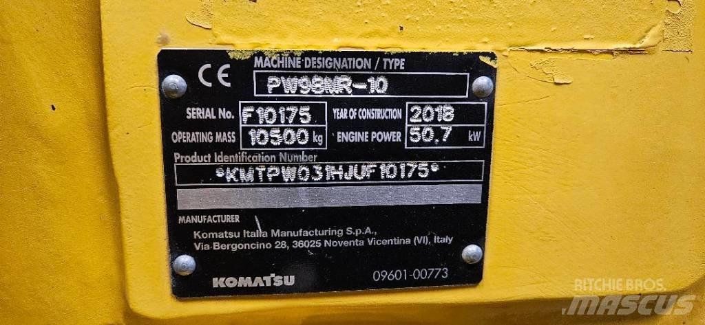 Komatsu PW98 MR10 Pyöräkaivukoneet