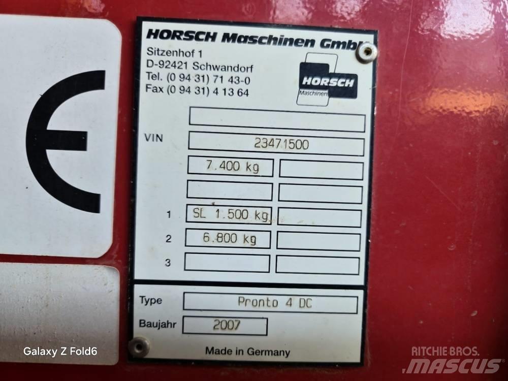 Horsch Pronto 4 DC Kylvölannoittimet