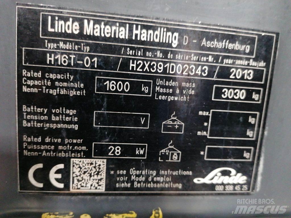 Linde H16T-01 Nestekaasutrukit