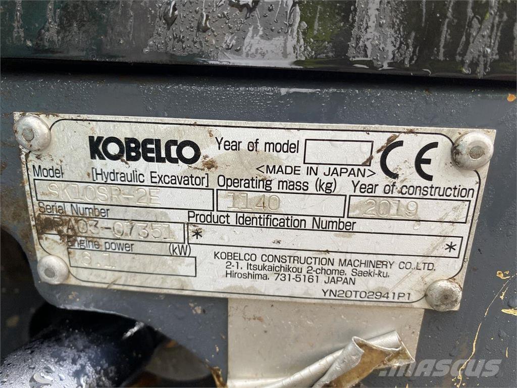 Kobelco SK10SR-2 Pyöräkaivukoneet