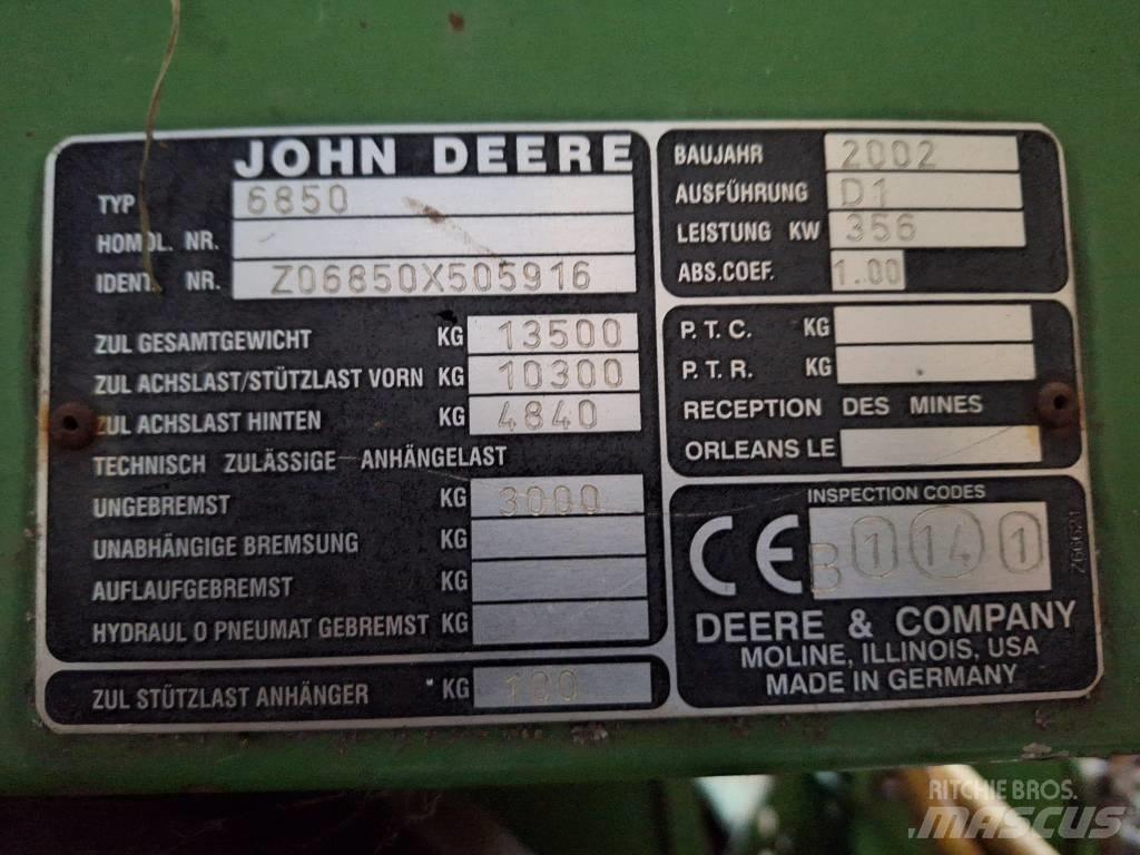John Deere 6850 Ajosilppurit