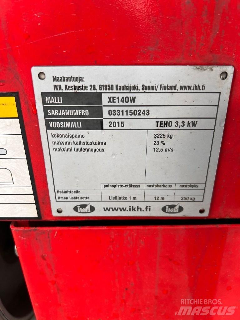 Mantall XE140W Saksilavat