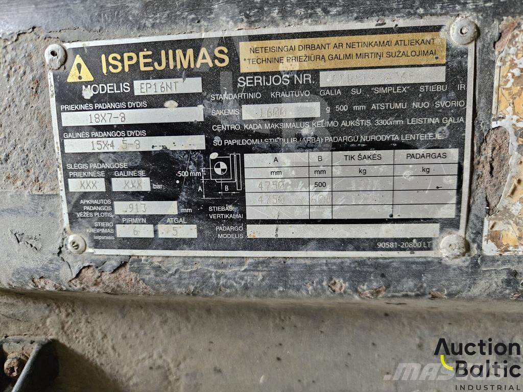 CAT EP 16 NT Sähkötrukit