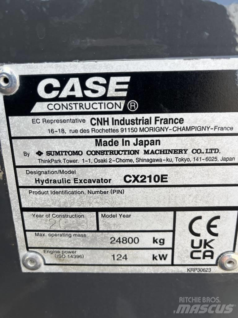 CASE CX 210 E Telakaivukoneet