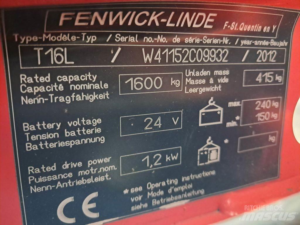 Linde T16L Lavansiirtotrukit