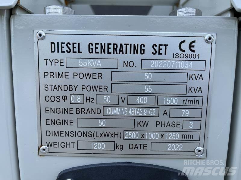 Cummins 55 kVA Dieselgeneraattorit