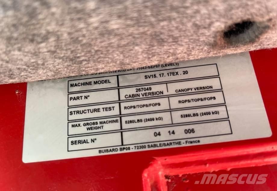 Yanmar SV 15 Minikaivukoneet < 7t