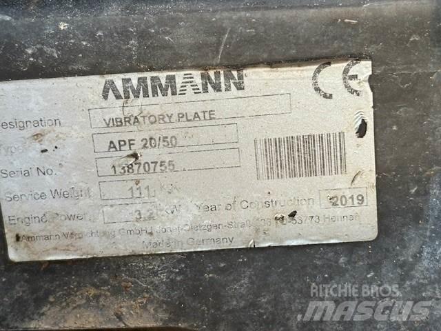 Ammann APF 20/50 Tärylevyt