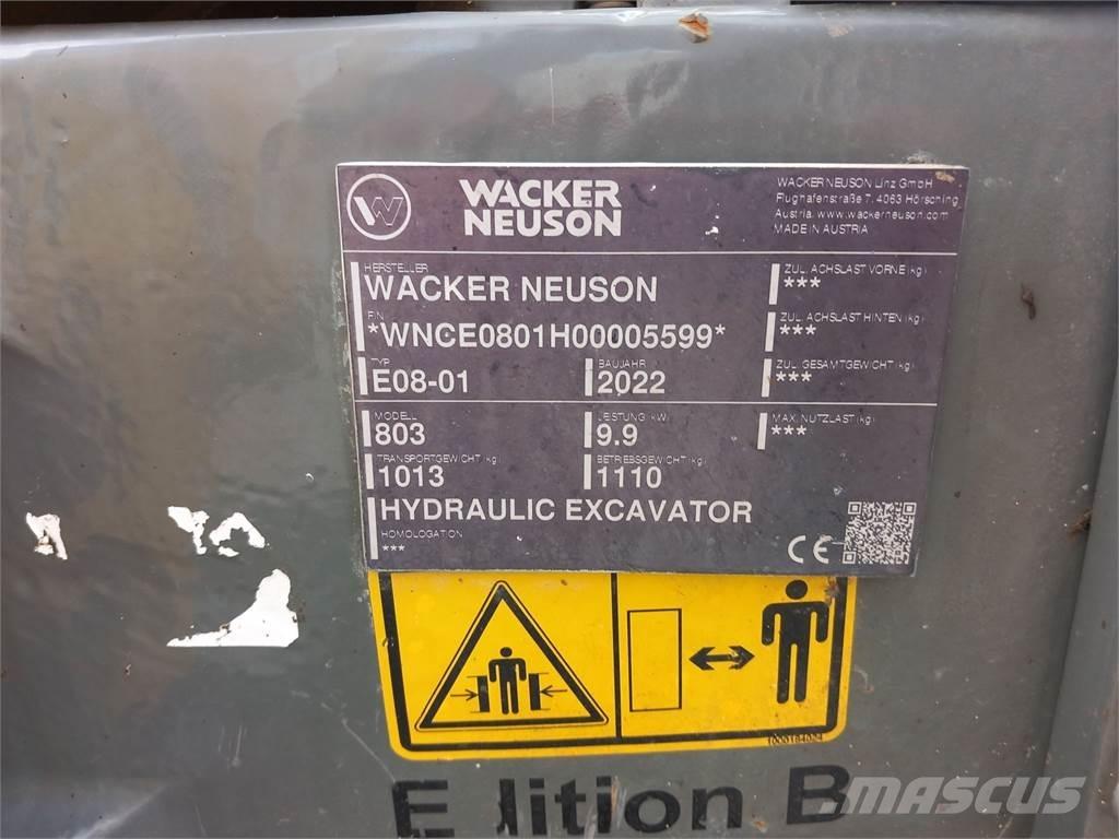 Wacker Neuson 803 Telakaivukoneet
