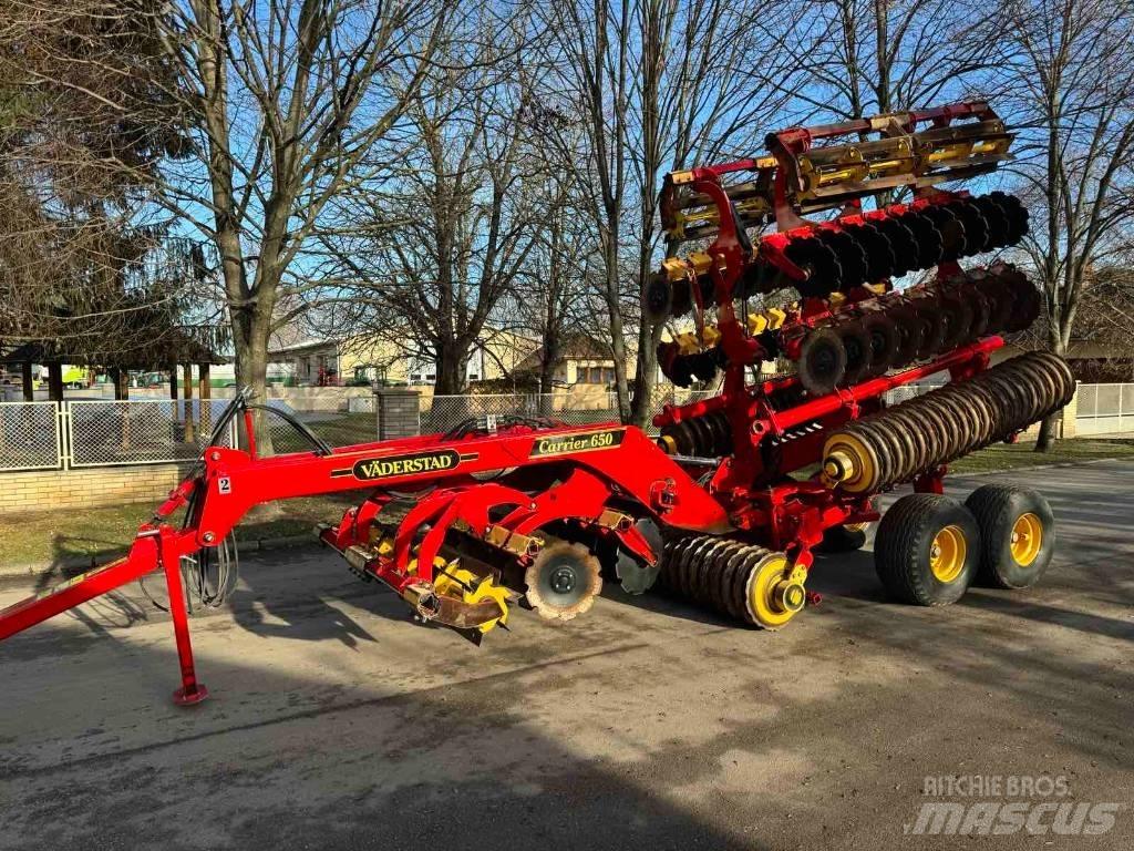 Väderstad Carrier650 Kiekkomultaimet ja lautasäkeet