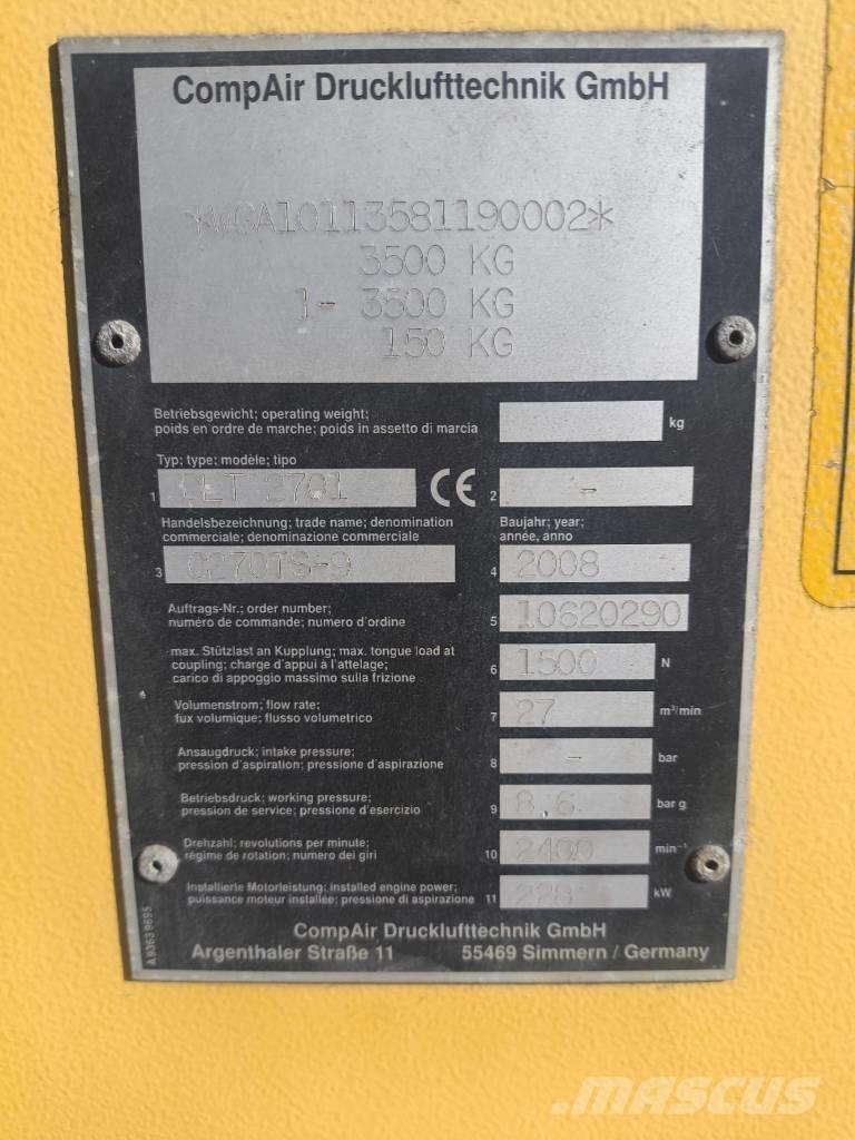 Compair DLT2701 Kompressorit