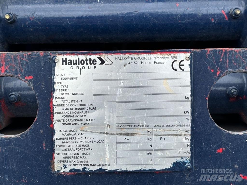 Haulotte Compact 8 Saksilavat