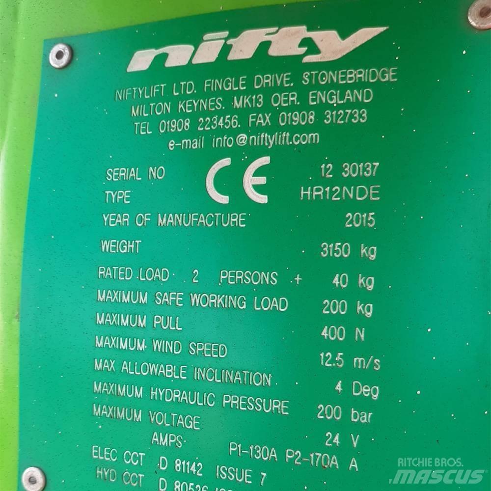 Niftylift HR 12 Kuukulkijat