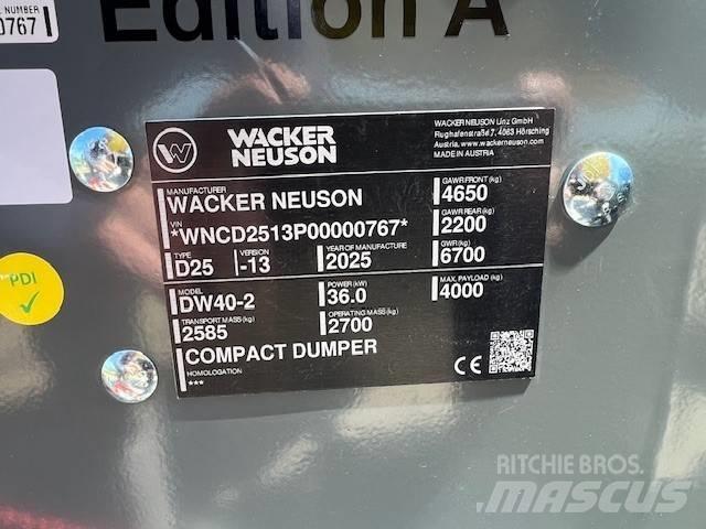 Wacker Neuson DW 40 Dumpperit