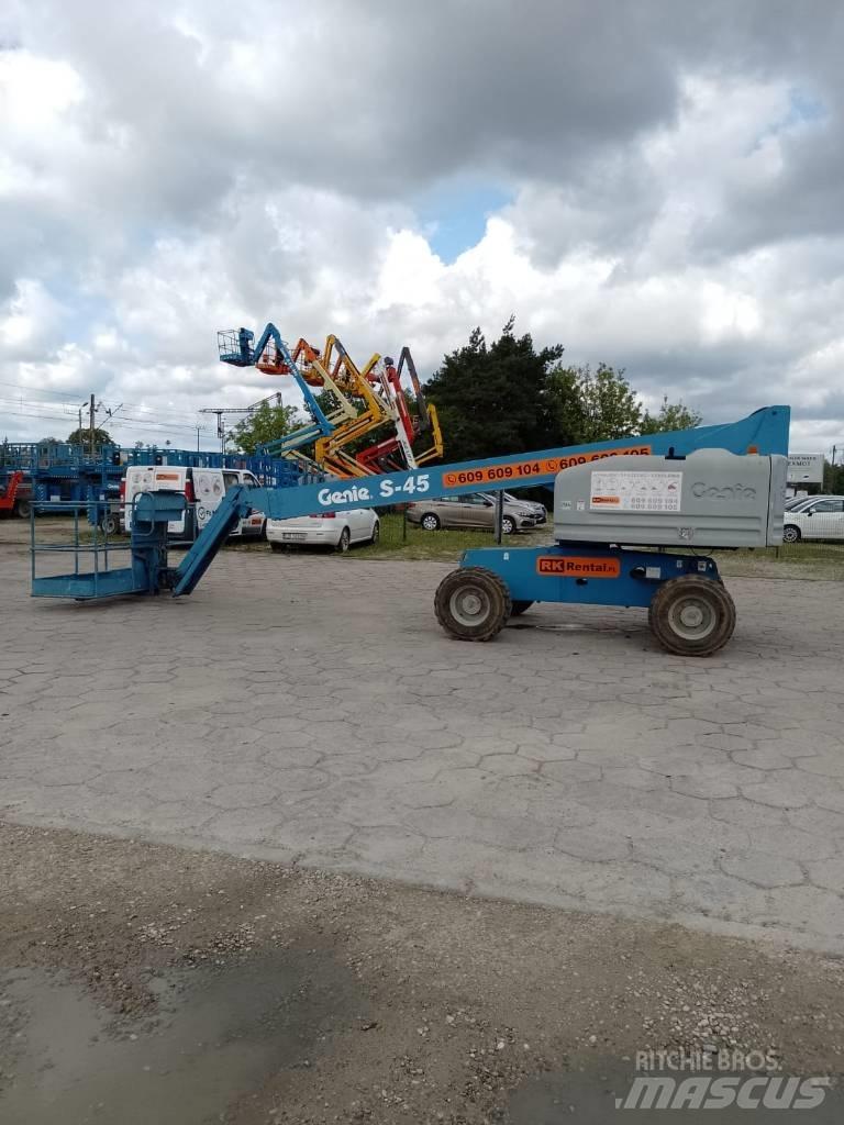 Genie S 45 Teleskooppipuominostimet