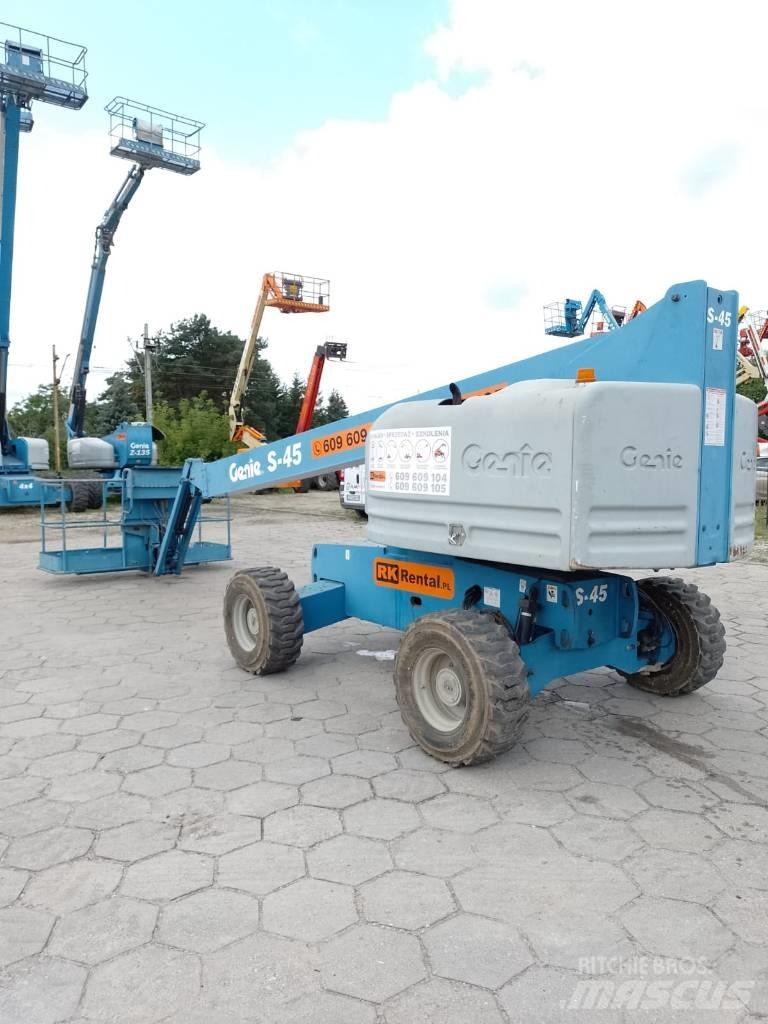 Genie S 45 Teleskooppipuominostimet