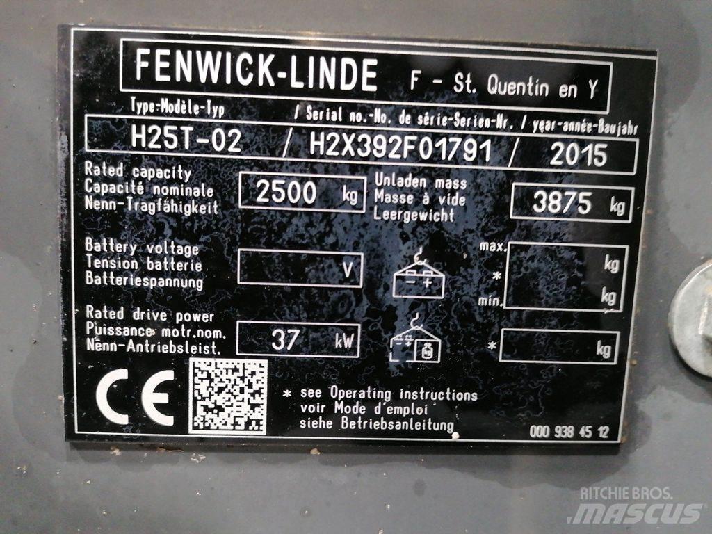 Linde H25T-02 Nestekaasutrukit