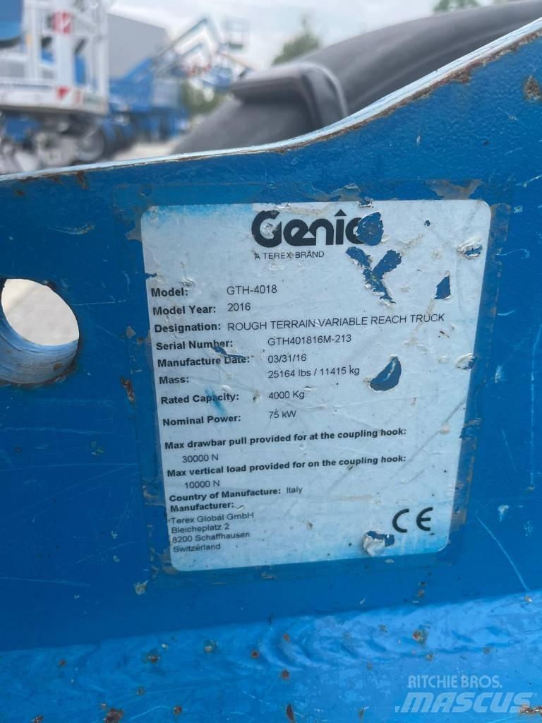 Genie GTH 4018 Kurottajat