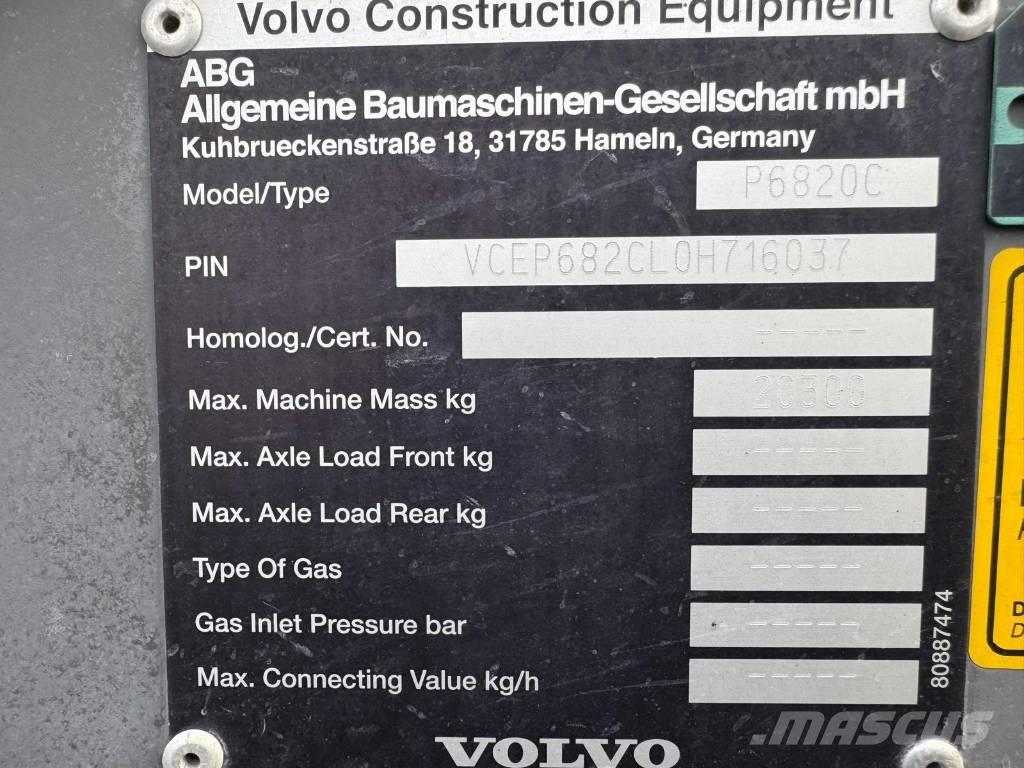 Volvo P 6820 C Asfalttikoneet