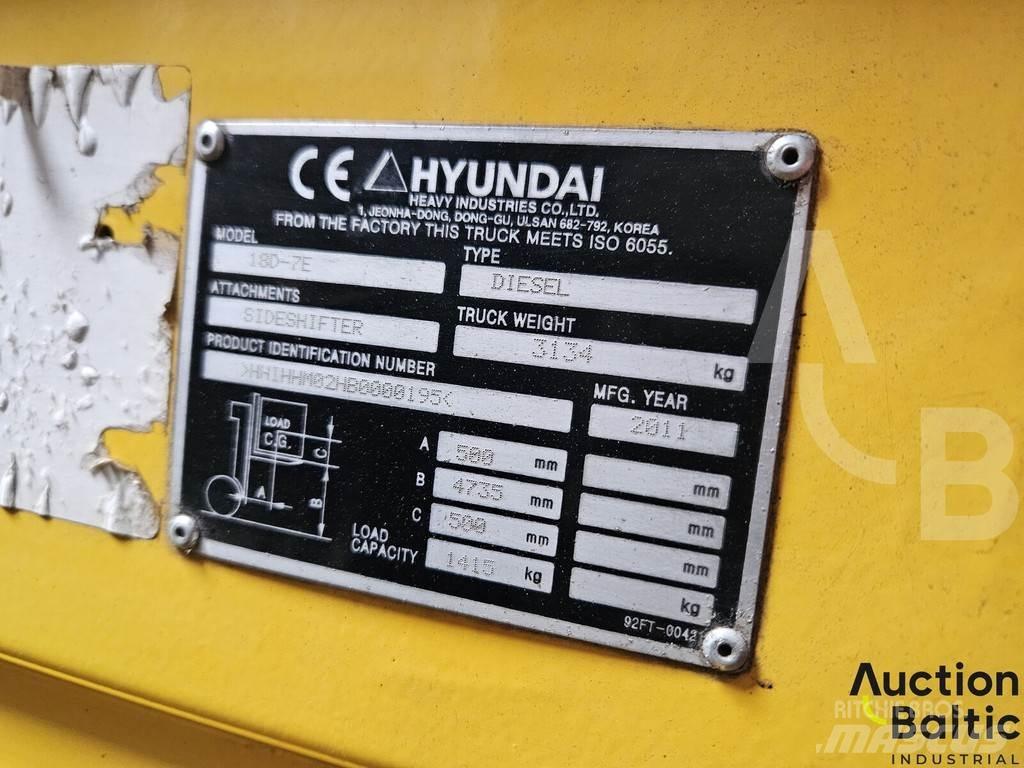 Hyundai 18D-7E Dieseltrukit
