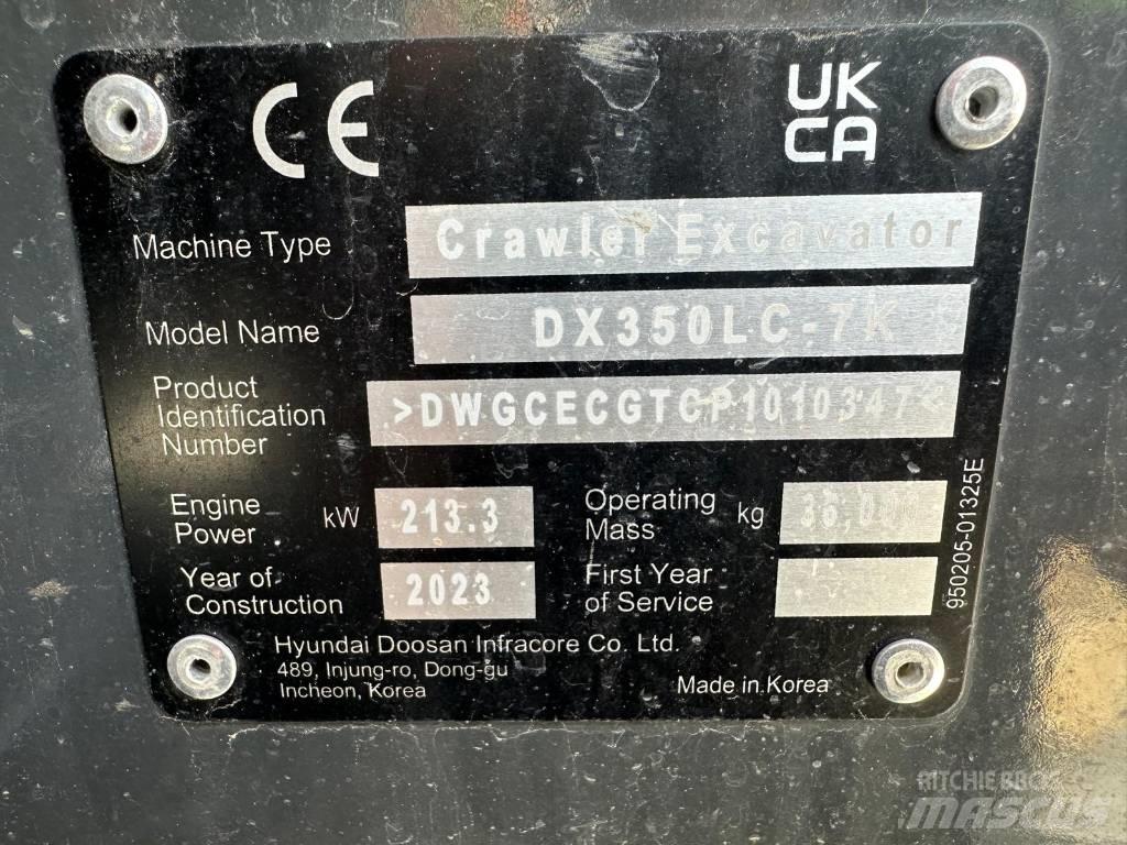 Doosan DX 350 NLC-7 Telakaivukoneet