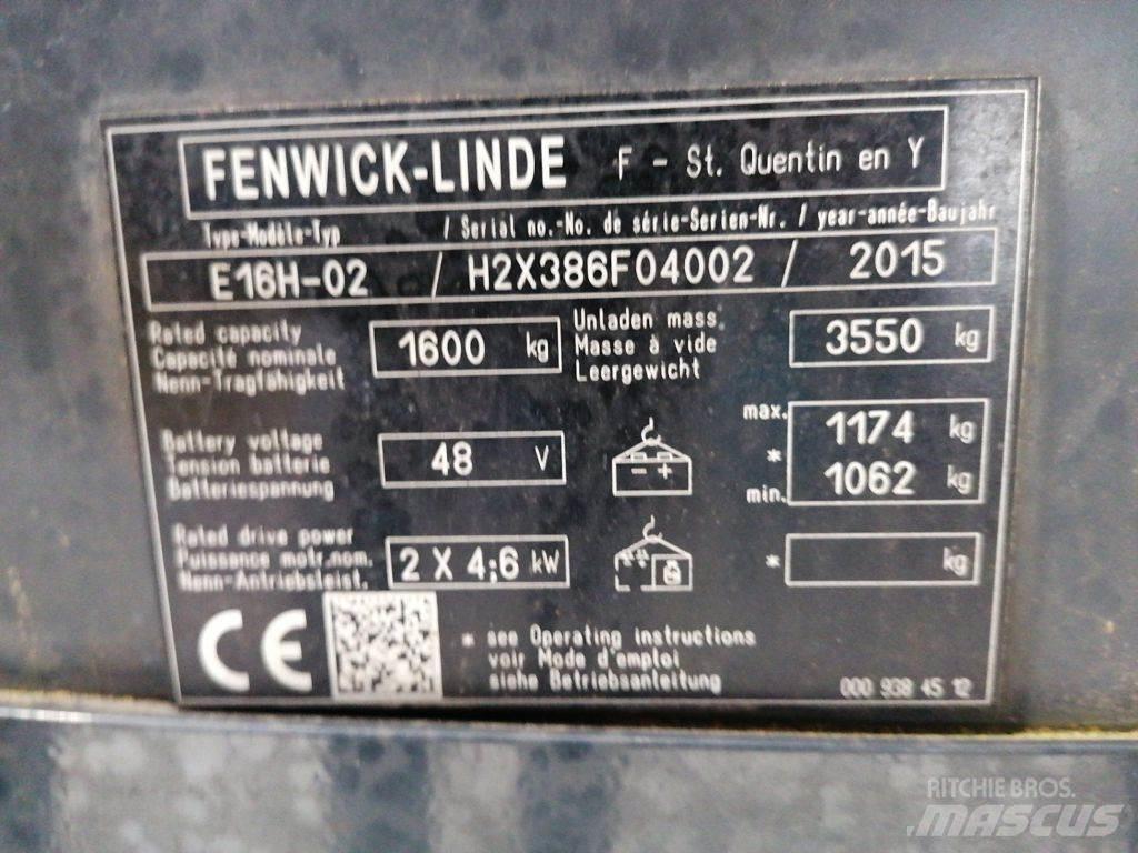 Linde E16H-02 Sähkötrukit