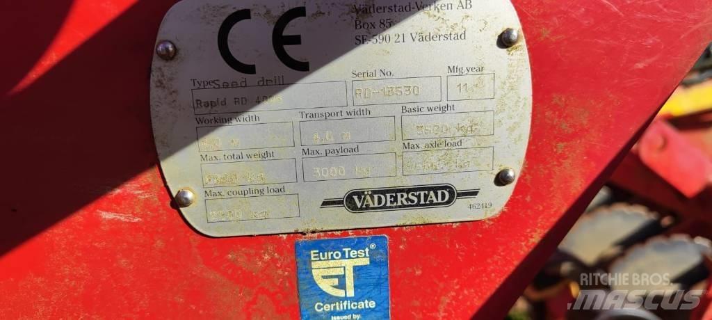 Väderstad Rapid400S Kylvölannoittimet