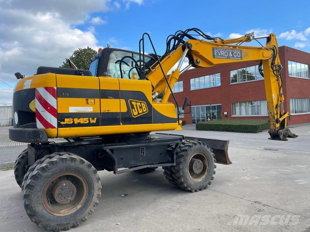 JCB JS 145 W Pyöräkaivukoneet