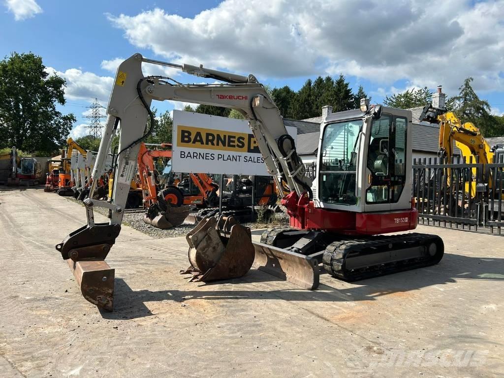 Takeuchi TB 153 FR Midikaivukoneet 7t - 12t