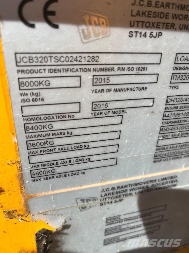 JCB TM 320 S Maatalouskurottajat