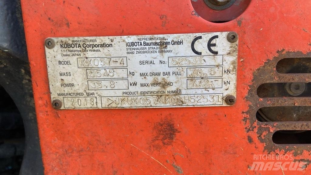 Kubota KX 057-4 Minikaivukoneet < 7t