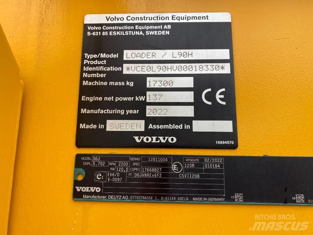 Volvo L90H  / L 90 H Pyöräkuormaajat