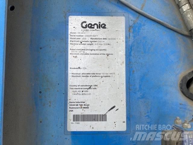 Genie GS 2632 Saksilavat
