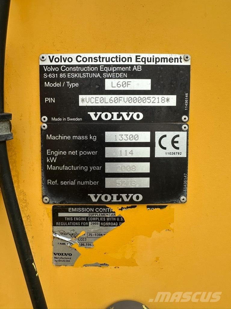 Volvo L60F Pyöräkuormaajat