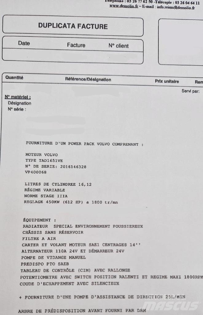 Volvo moteur Moottorit