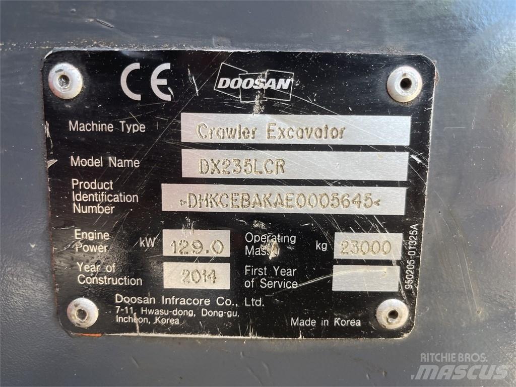 Doosan DX 235 LCR Telakaivukoneet