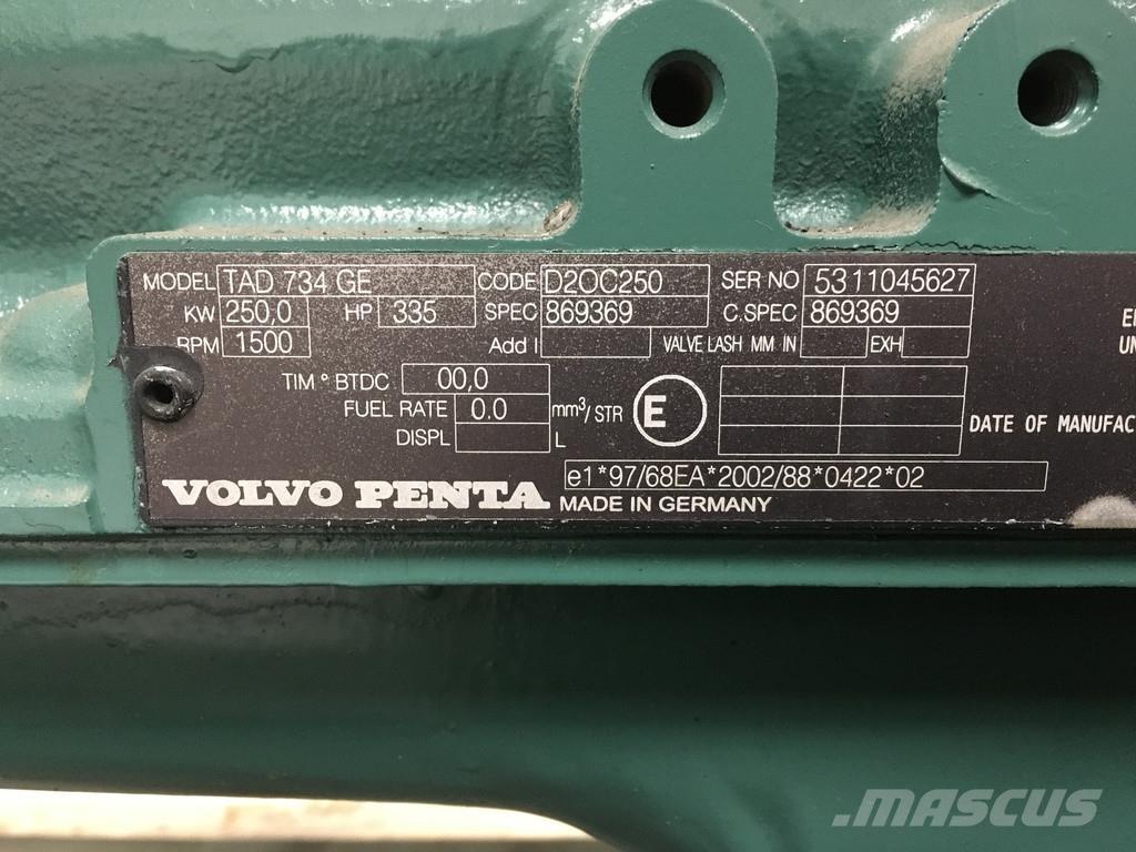 Volvo TAD734GE NEW Moottorit