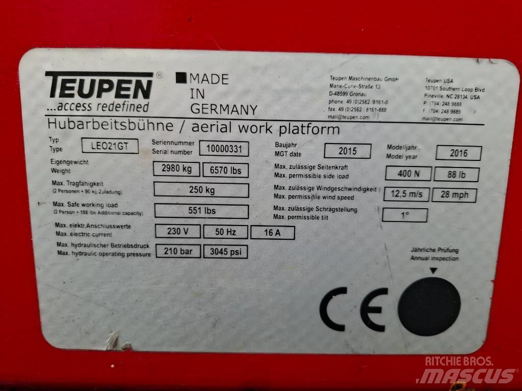 Teupen LEO 21 GT Kuukulkijat
