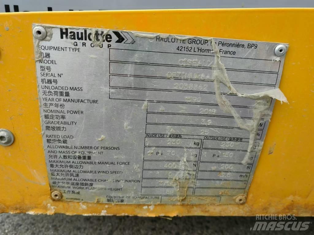 Haulotte OPTIMUM 8 Saksilavat