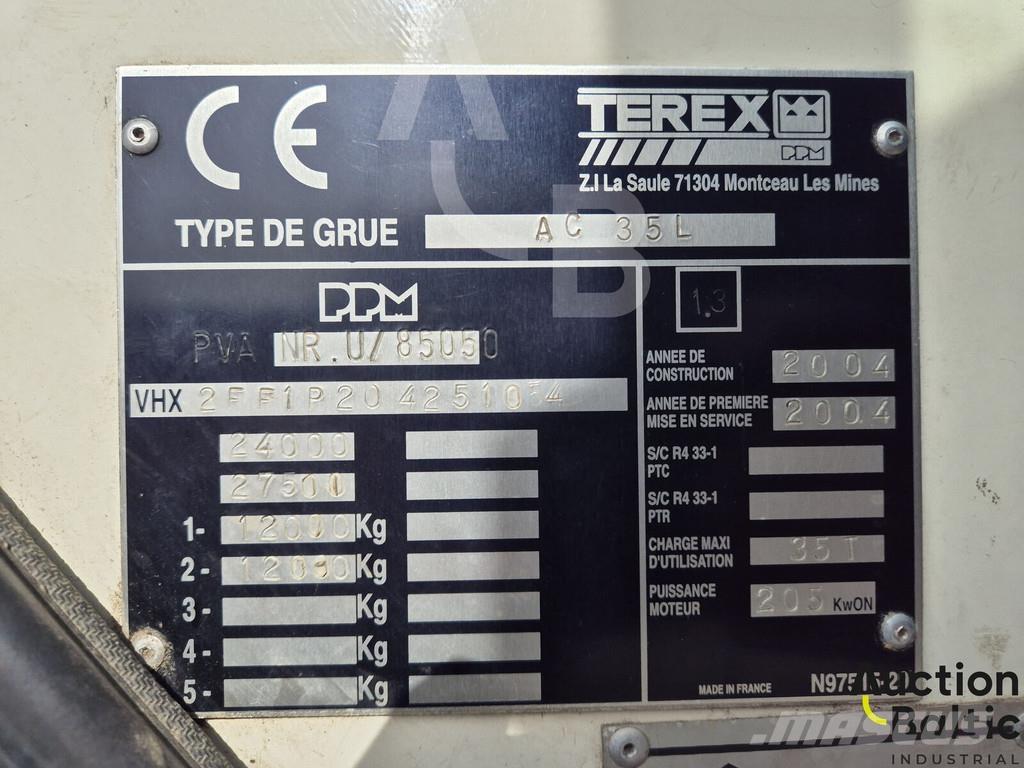 Terex AC 35 L Nosturiautot