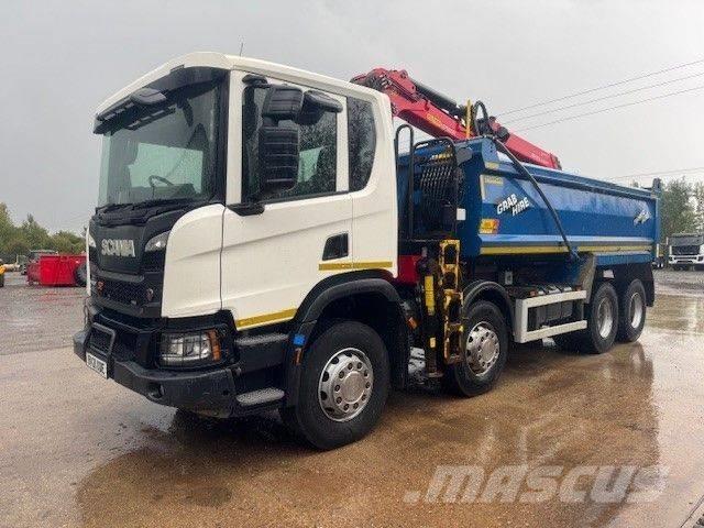 Scania P410 XT Sora- ja kippiautot