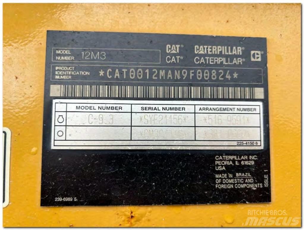 CAT 12 M 3 Tiehöylät