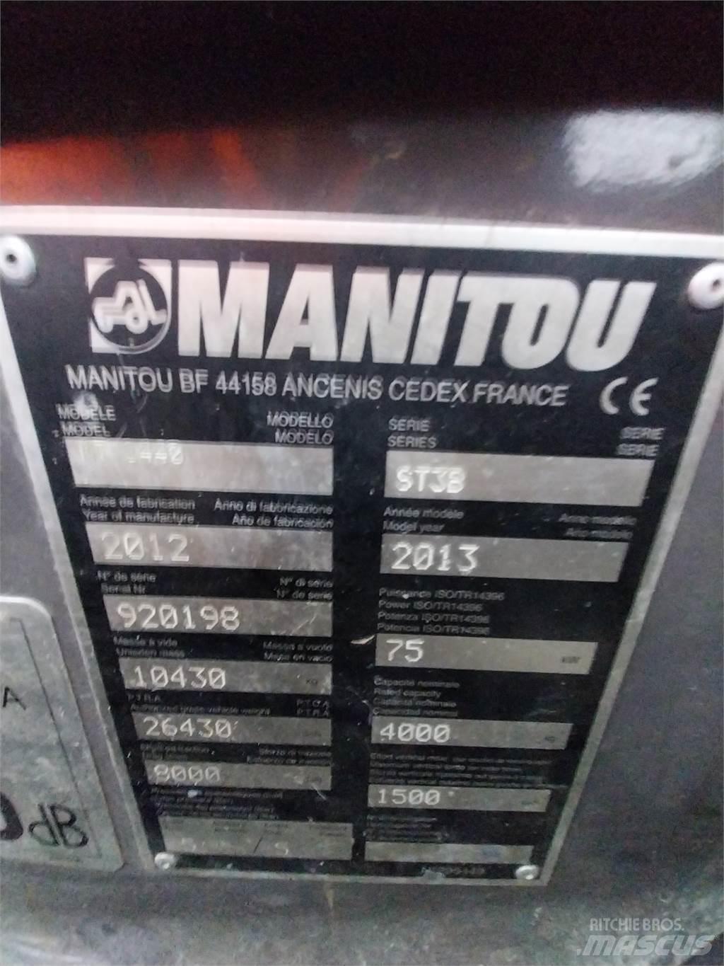 Manitou MT1440 Kurottajat