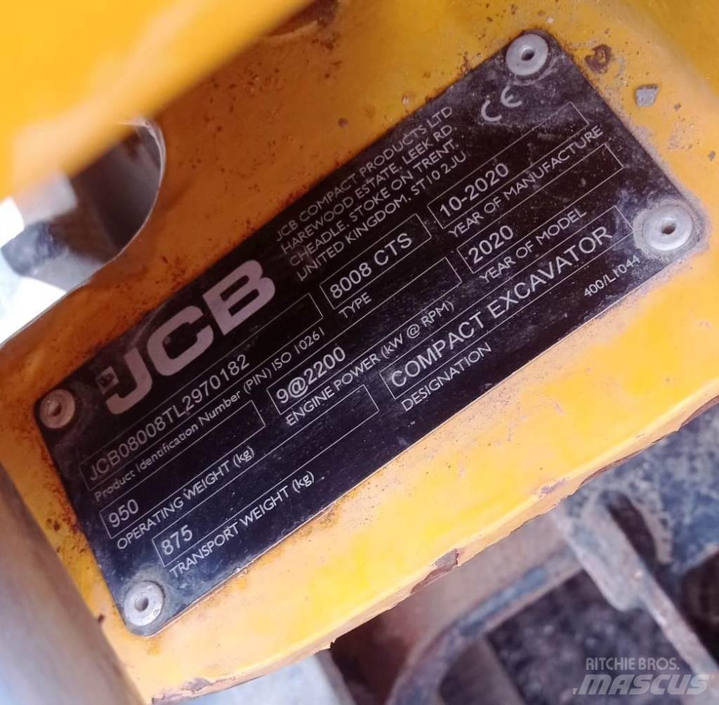 JCB 8008 CTS Minikaivukoneet < 7t