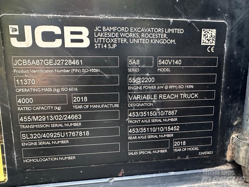 JCB 540-140 Kurottajat