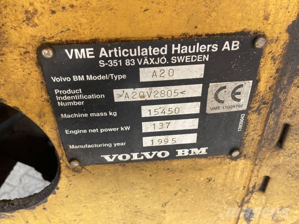 Volvo A 20 6x6 Dumpperit