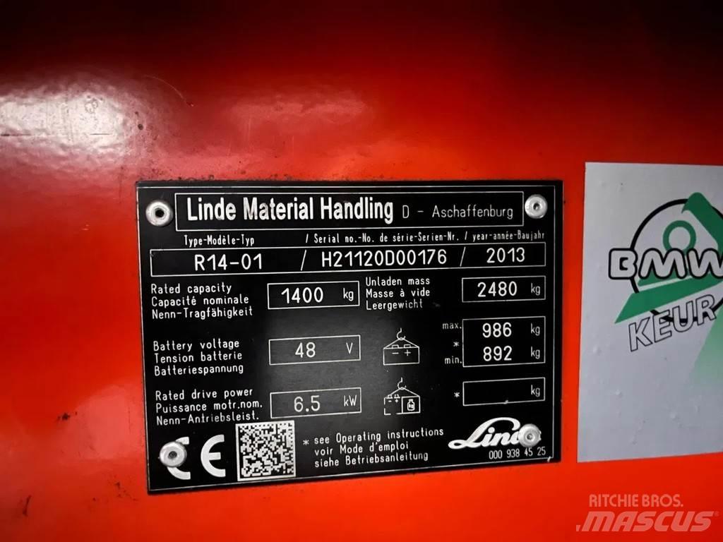Linde R14-01 Työntömastotrukit