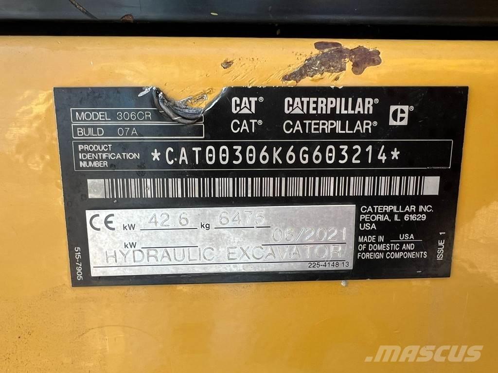 CAT 306CR Minikaivukoneet < 7t