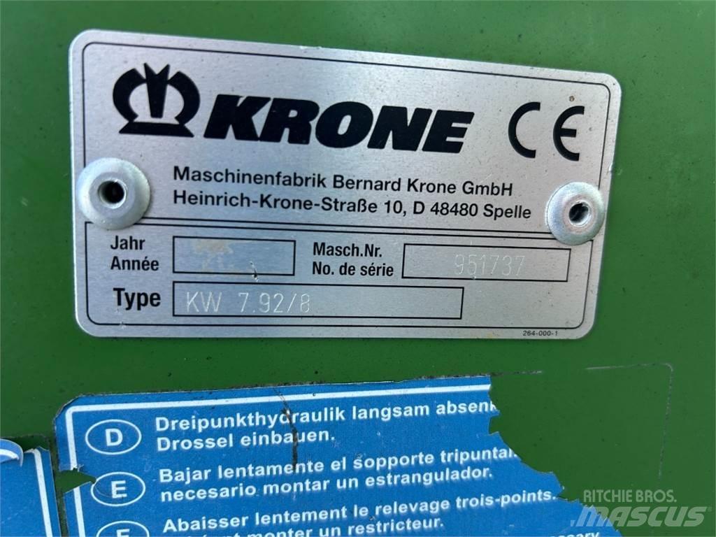 Krone KW 7.92 Pöyhimet ja haravat