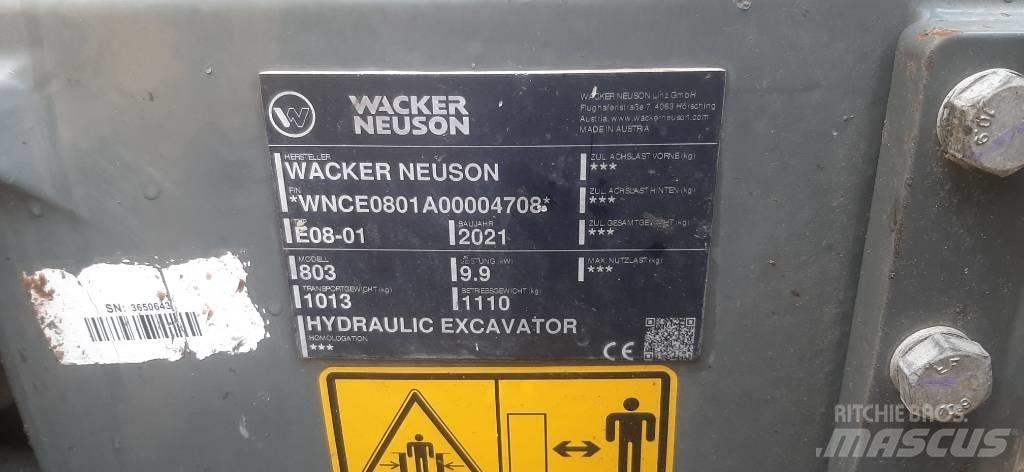 Wacker Neuson 803 Telakaivukoneet